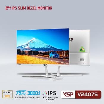 Màn hình VSP 24ich V2407S 75hz Trắng