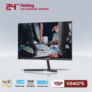 Màn hình VSP 24ich V2407S 75hz Đen