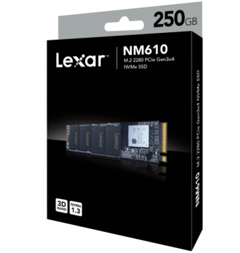 SSD Lexar 250GB NM610 PCIe G3x4